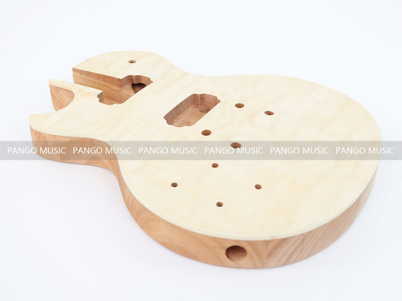 Left Hand LP Standard DIY Electric Guitar Kit with Quilted Maple Top (LRF-018, Limited Edition)