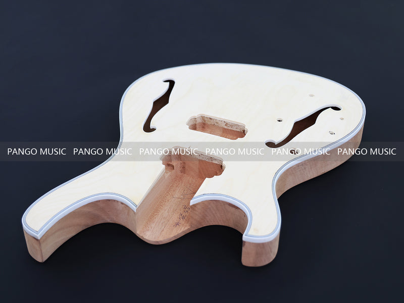 Pre-sale Left Hand Semi-Hollow Body DIY Electric Guitar Kit (PJS-332X)