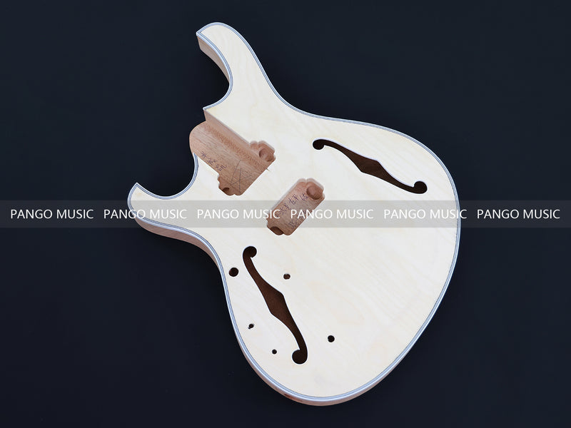 Pre-sale Left Hand Semi-Hollow Body DIY Electric Guitar Kit (PJS-332X)