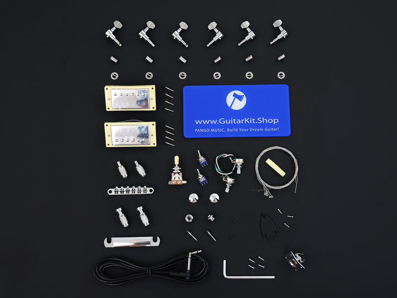 Pre-sale Left Hand Semi-Hollow Body DIY Electric Guitar Kit (PJS-332X)