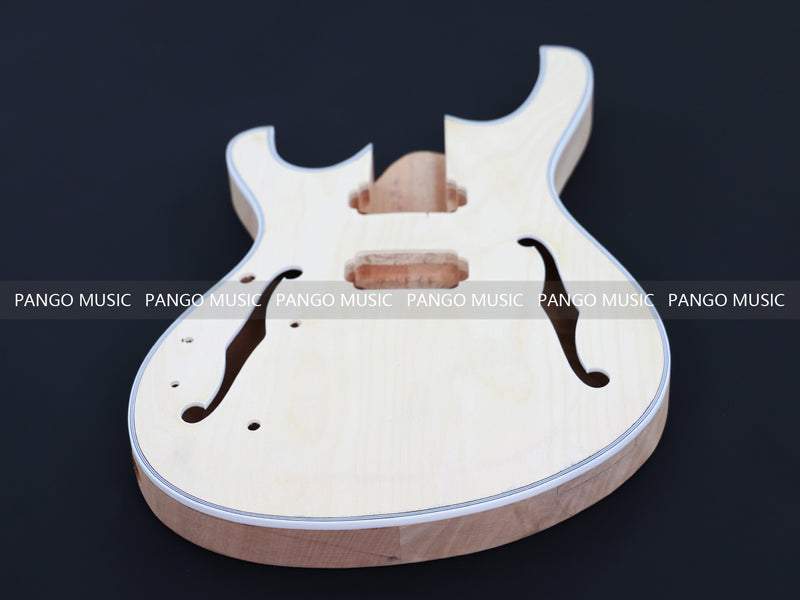 Pre-sale Left Hand Semi-Hollow Body DIY Electric Guitar Kit (PJS-332X)