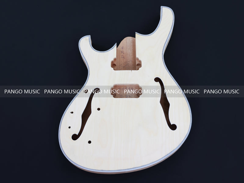 Pre-sale Left Hand Semi-Hollow Body DIY Electric Guitar Kit (PJS-332X)