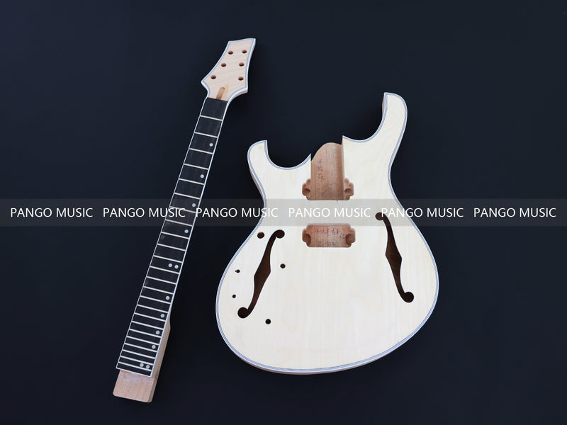 Pre-sale Left Hand Semi-Hollow Body DIY Electric Guitar Kit (PJS-332X)