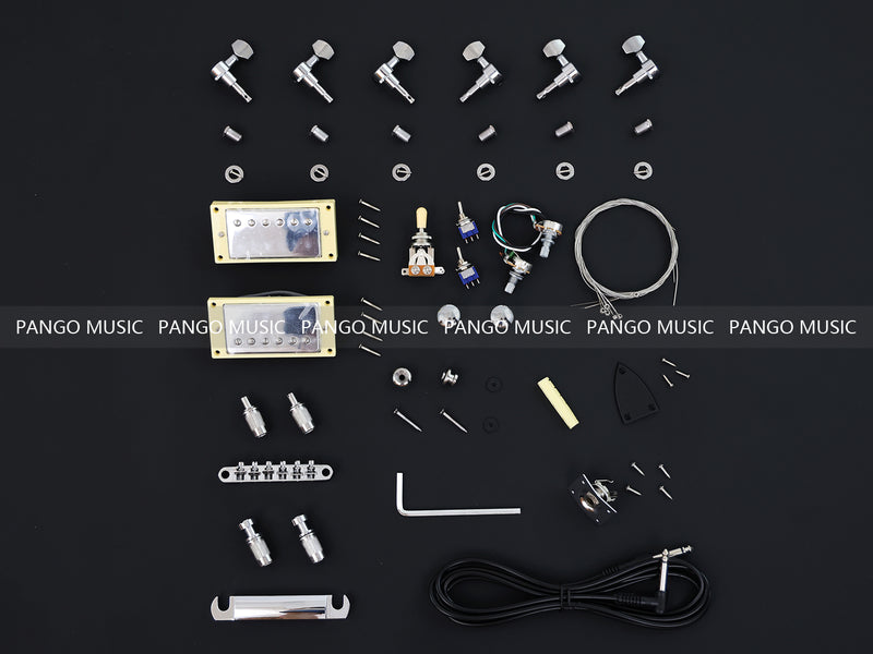 Pre-sale Left Hand Semi-Hollow Body DIY Electric Guitar Kit (PJS-332X)
