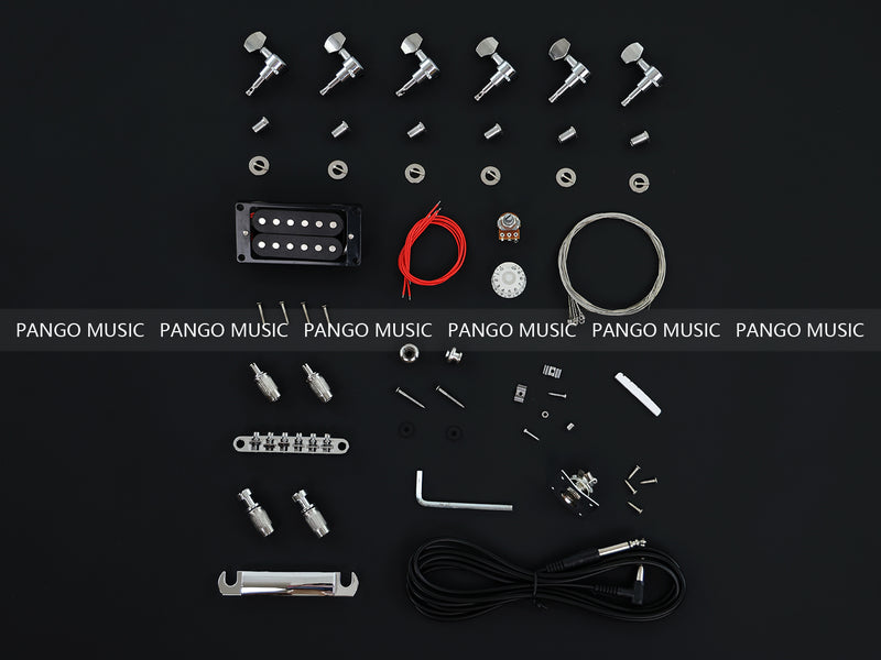 Left Hand Semi Hollow DIY Electric Guitar Kit (15271-L, Limited Edition)