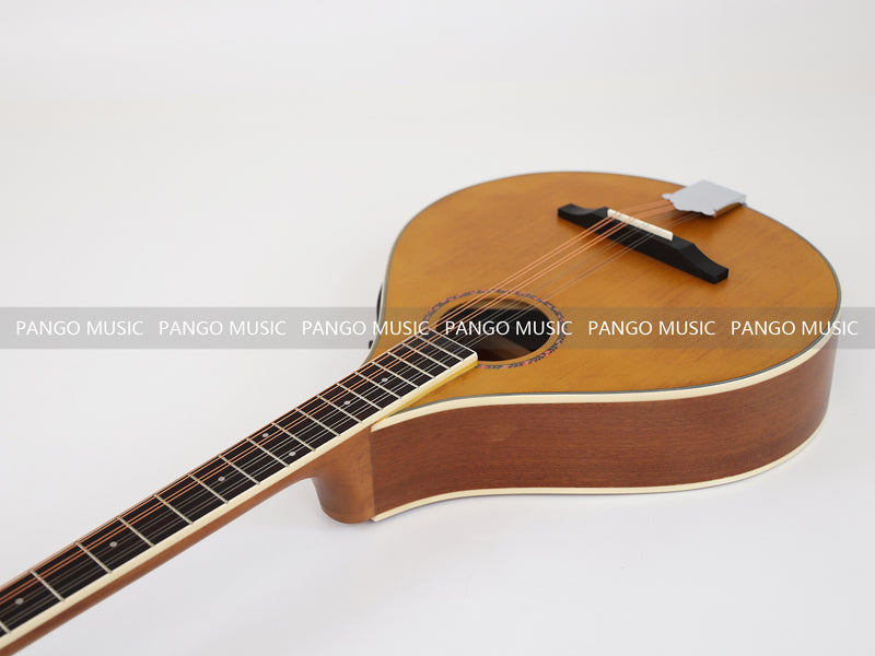 Left-Handed | Solid Red Pine Top | 670mm Scale Length | Built-in EQ Acoustic-Electric Bouzouki (PBZ-607L-X)