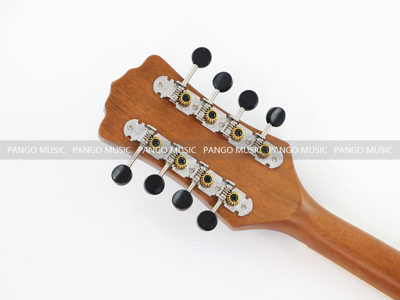 Left-Handed | Solid Red Pine Top | 670mm Scale Length | Built-in EQ Acoustic-Electric Bouzouki (PBZ-607L)