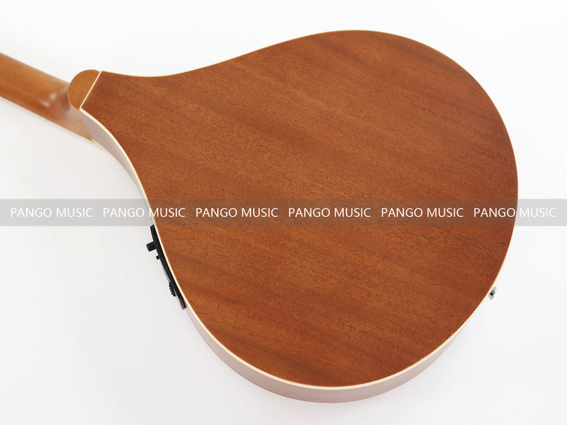 Left-Handed | Solid Red Pine Top | 670mm Scale Length | Built-in EQ Acoustic-Electric Bouzouki (PBZ-607L)