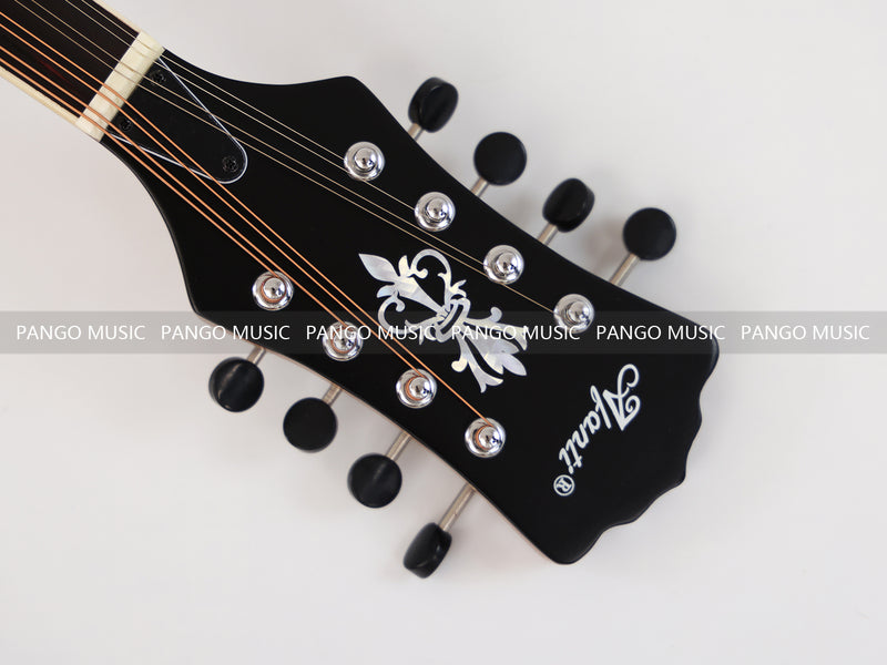 Left-Handed | Solid Red Pine Top | 670mm Scale Length | Built-in EQ Acoustic-Electric Bouzouki (PBZ-607L-X)