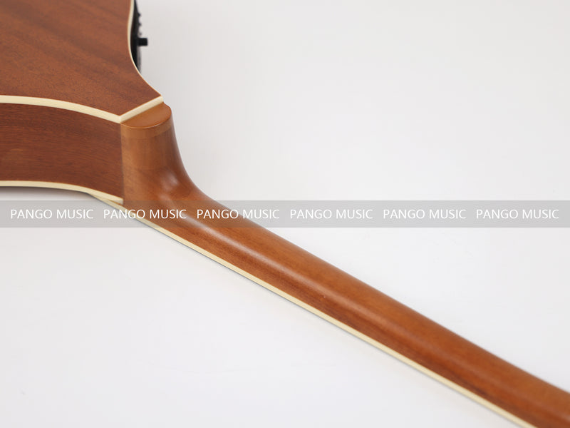 Left-Handed | Solid Red Pine Top | 670mm Scale Length | Built-in EQ Acoustic-Electric Bouzouki (PBZ-607L-X)