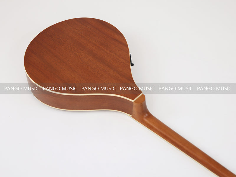 Left-Handed | Solid Red Pine Top | 670mm Scale Length | Built-in EQ Acoustic-Electric Bouzouki (PBZ-607L-X)