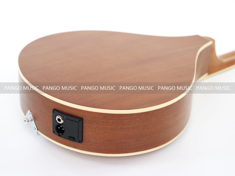 Left-Handed | Solid Red Pine Top | 670mm Scale Length | Built-in EQ Acoustic-Electric Bouzouki (PBZ-607L)