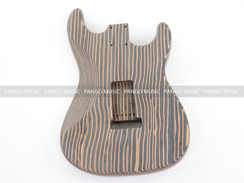 Pre-Sale Left-Handed ST-Style All Zebrawood DIY Electric Guitar Kit (PST-528)