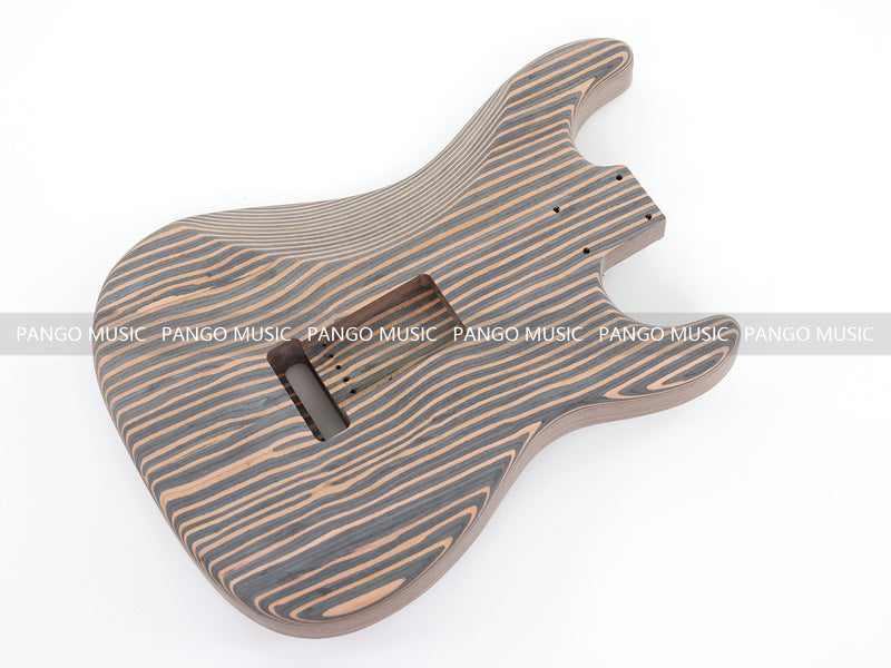 Pre-Sale Left-Handed ST-Style All Zebrawood DIY Electric Guitar Kit (PST-528)