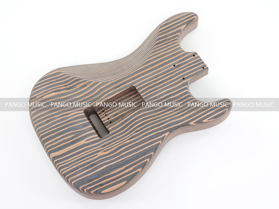 Left Hand Zebrawood DIY Electric Guitar Kit (PST-528)