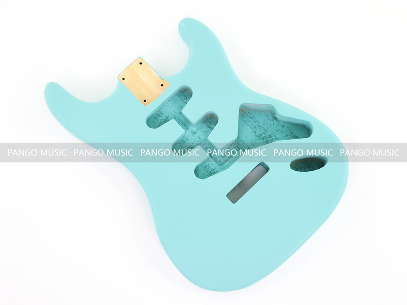 Lightweight Paulownia ST-Style Guitar Body with Matte Daphne Blue Finish (STB-105)