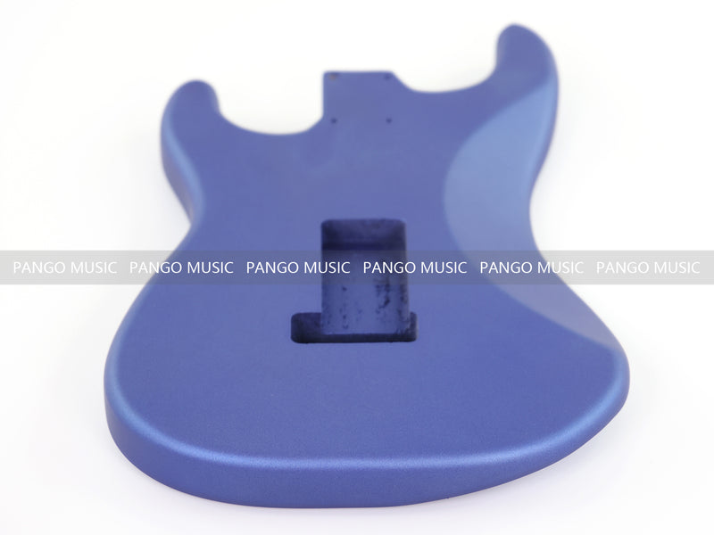 Lightweight Paulownia ST-Style Guitar Body with Satin Metallic Blue Finish (STB-106)