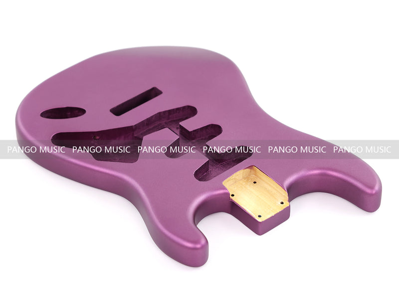 Lightweight Paulownia ST-Style Guitar Kit Body with Matte Purple Finish (STB-102)