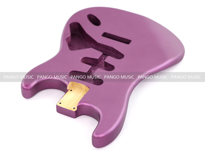Lightweight Paulownia ST-Style Guitar Kit Body with Matte Purple Finish (STB-102)