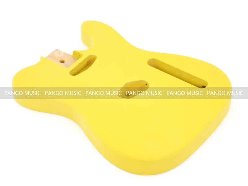 Lightweight Paulownia TL-Style Guitar Body with Matte Canary Yellow Finish (TLB-107)