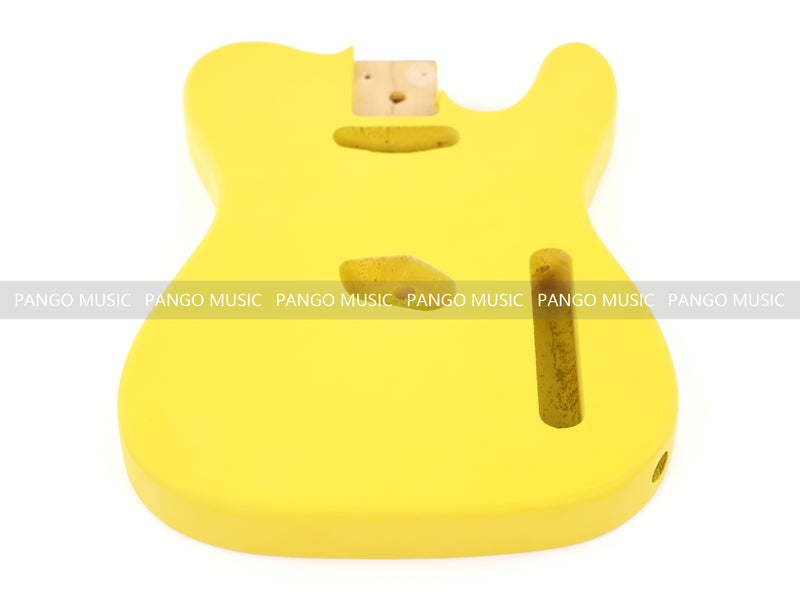 Lightweight Paulownia TL-Style Guitar Body with Matte Canary Yellow Finish (TLB-107)