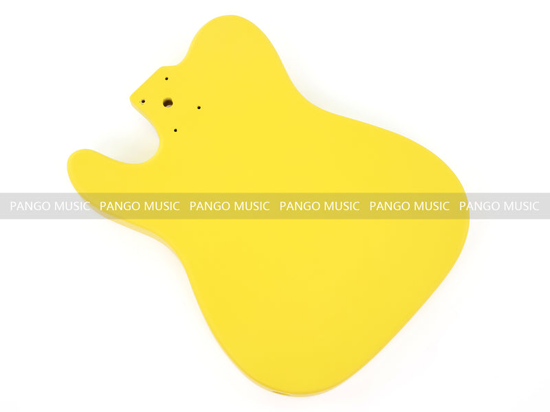Lightweight Paulownia TL-Style Guitar Body with Matte Canary Yellow Finish (TLB-107)