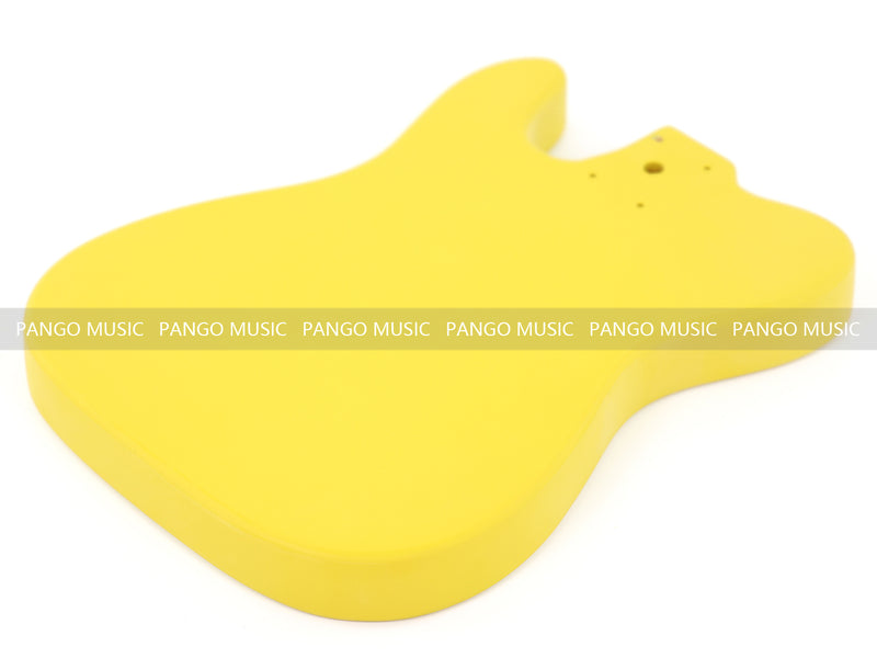 Lightweight Paulownia TL-Style Guitar Body with Matte Canary Yellow Finish (TLB-107)