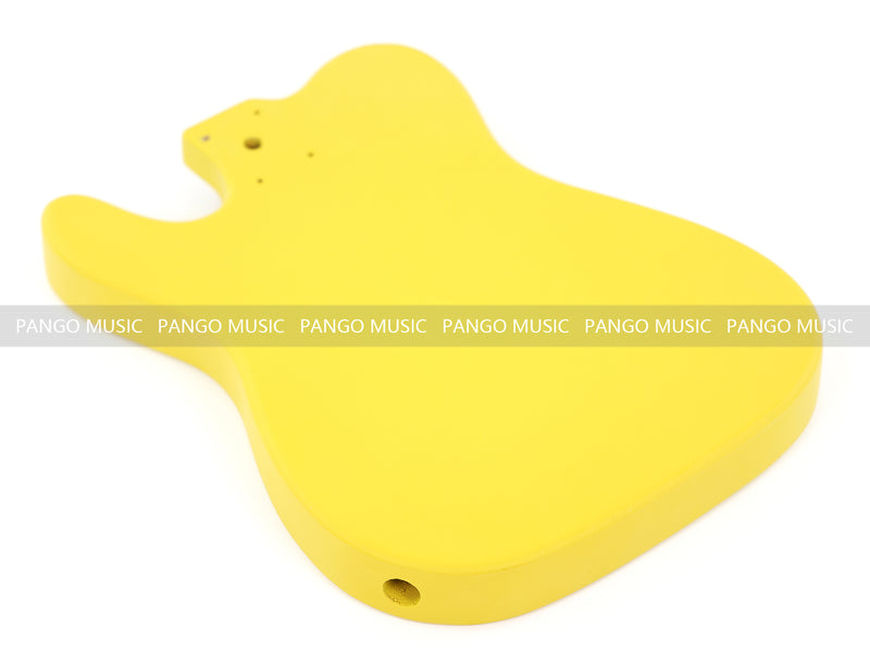 Lightweight Paulownia TL-Style Guitar Body with Matte Canary Yellow Finish (TLB-107)