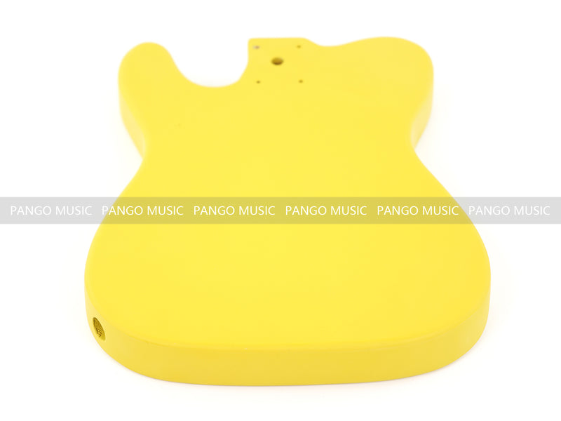 Lightweight Paulownia TL-Style Guitar Body with Matte Canary Yellow Finish (TLB-107)