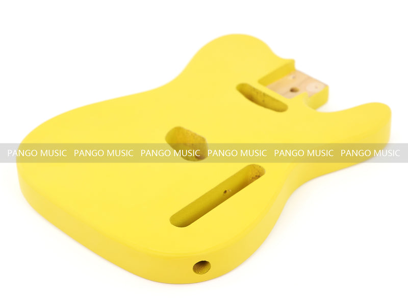 Lightweight Paulownia TL-Style Guitar Body with Matte Canary Yellow Finish (TLB-107)