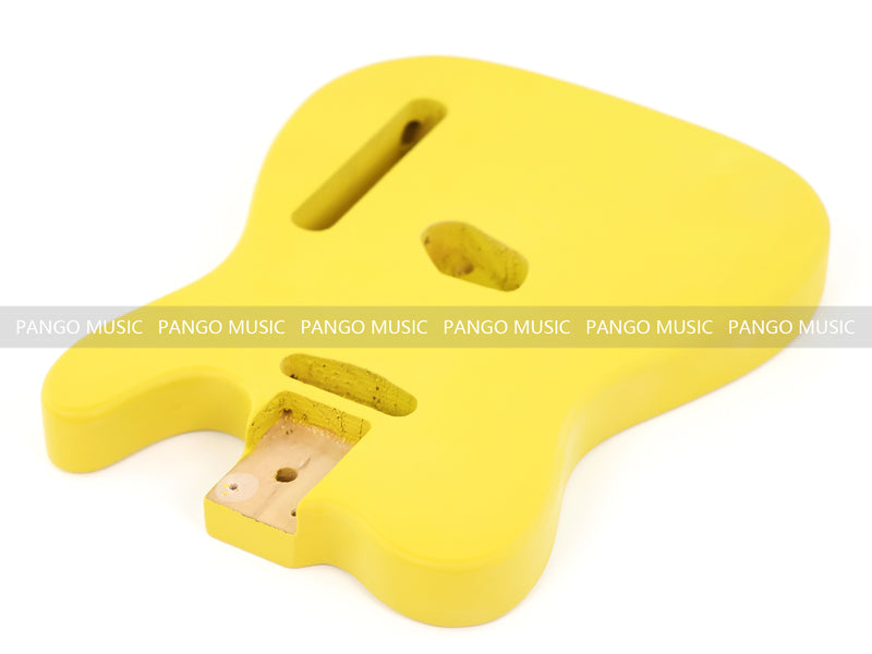 Lightweight Paulownia TL-Style Guitar Body with Matte Canary Yellow Finish (TLB-107)