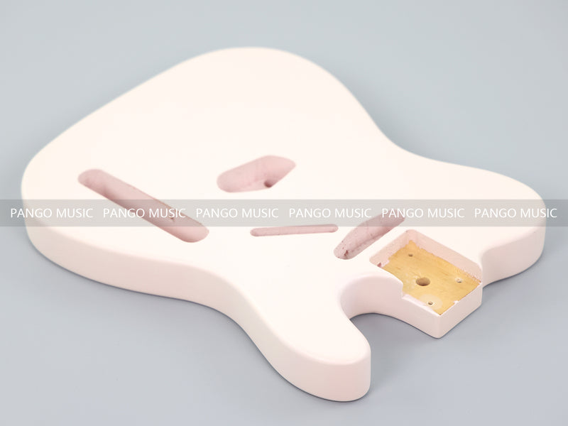 Lightweight Paulownia TL-Style Guitar Body with Matte Shell Pink Finish (TLB-108)