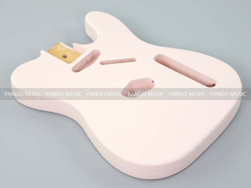 Lightweight Paulownia TL-Style Guitar Body with Matte Shell Pink Finish (TLB-108)