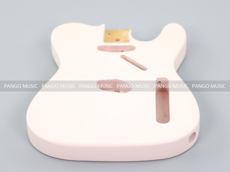 Lightweight Paulownia TL-Style Guitar Body with Matte Shell Pink Finish (TLB-108)