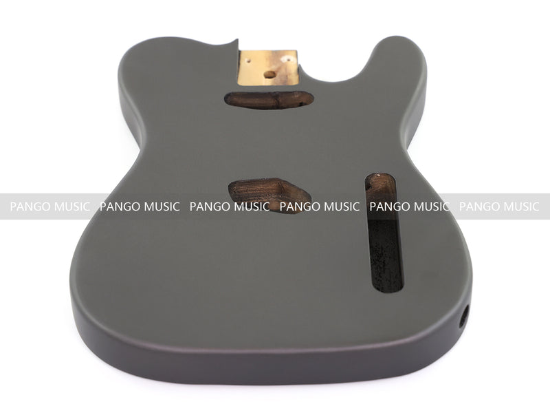 Lightweight Paulownia TL-Style Guitar Kit Body with Matte Charcoal Gray Finish (TLB-101)