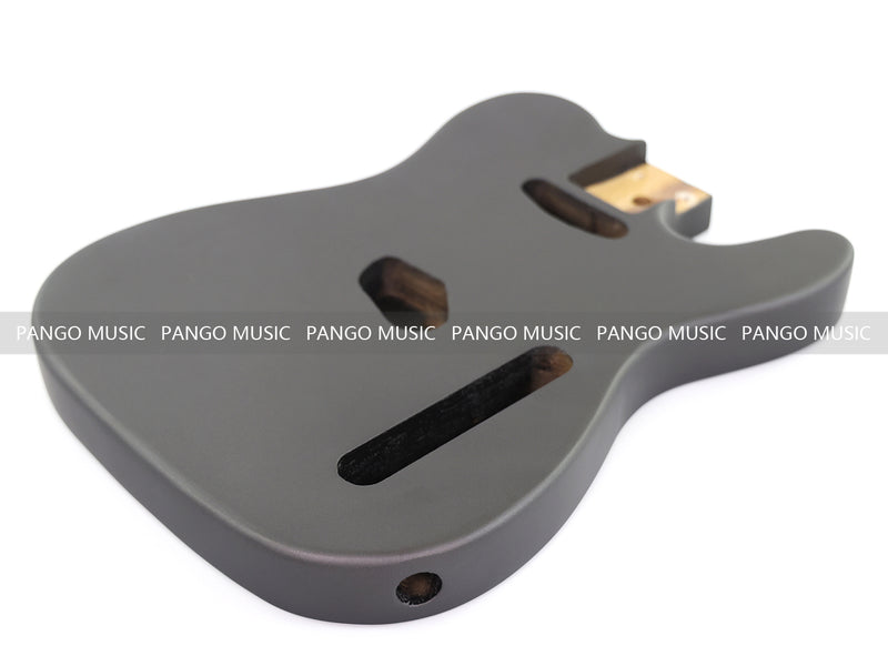 Lightweight Paulownia TL-Style Guitar Kit Body with Matte Charcoal Gray Finish (TLB-101)