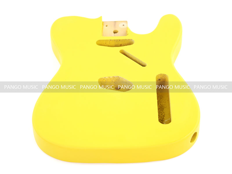 Lightweight Paulownia TL-Style Guitar Kit Body with Matte Canary Yellow Finish (TLB-102)