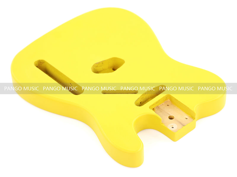 Lightweight Paulownia TL-Style Guitar Kit Body with Matte Canary Yellow Finish (TLB-102)