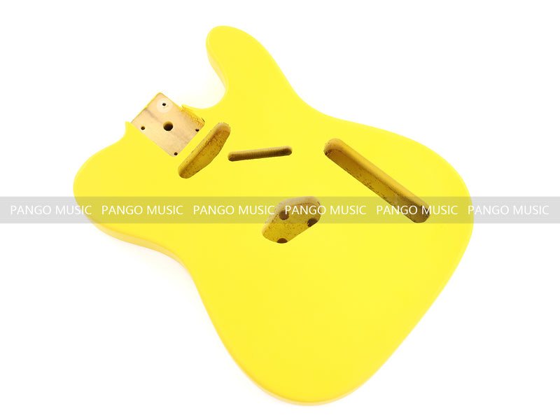 Lightweight Paulownia TL-Style Guitar Kit Body with Matte Canary Yellow Finish (TLB-102)