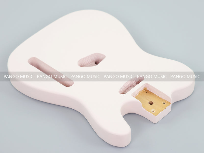 Lightweight Paulownia TL-Style Guitar Kit Body with Matte Shell Pink Finish (TLB-104)