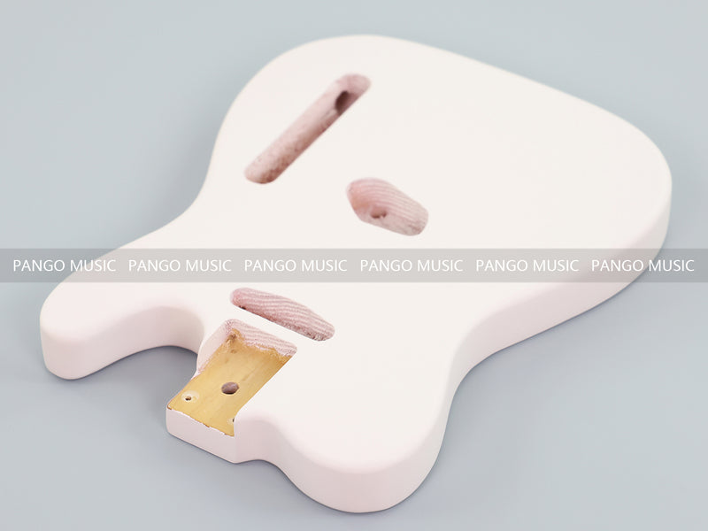 Lightweight Paulownia TL-Style Guitar Kit Body with Matte Shell Pink Finish (TLB-104)