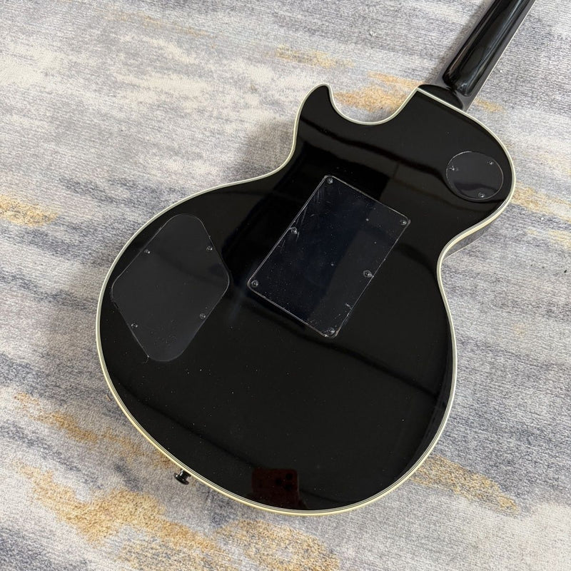 Natural Black Burst Quilted Top LP Style Electric Guitar (LRG-046)
