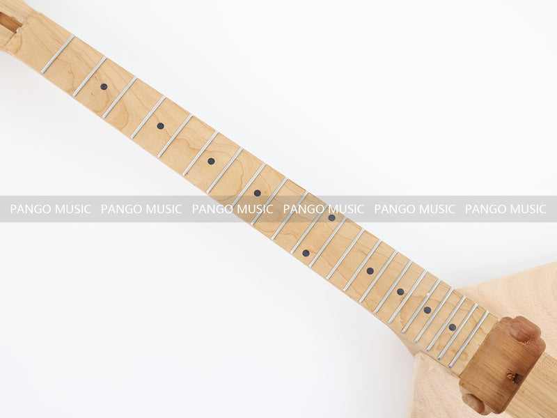 Neck Through DIY Electric Guitar Kit with Roasted Maple Neck and Fretboard (17680, Limited Edition)