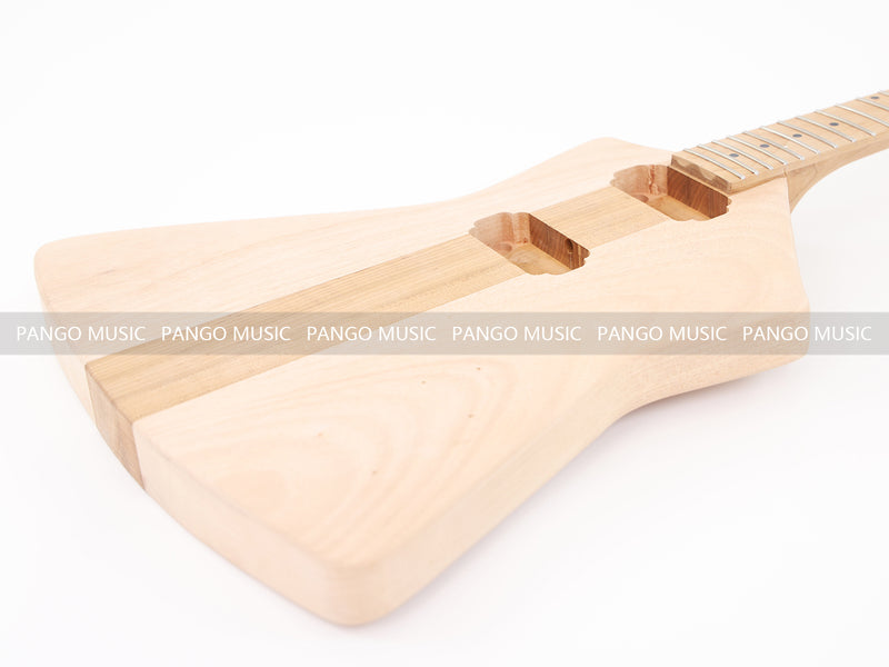 Neck Through DIY Electric Guitar Kit with Roasted Maple Neck and Fretboard (17680, Limited Edition)