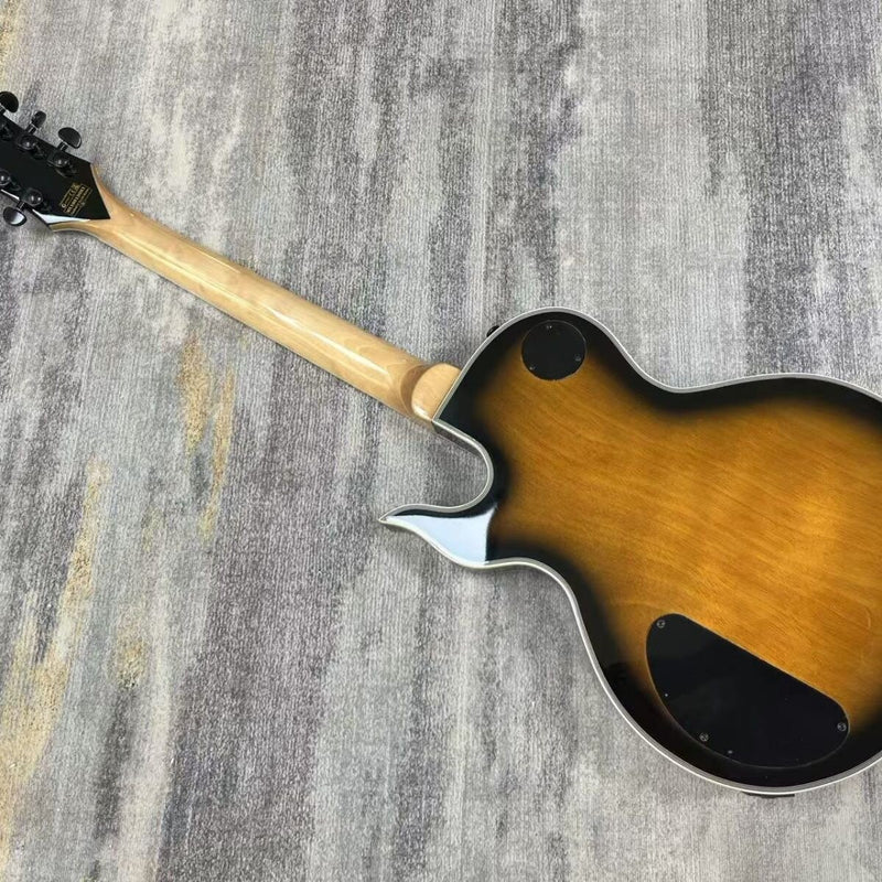 Odin Theme LP Style Electric Guitar with Gloss Sunburst Norse Totem Graphic Finish(LRG-119)