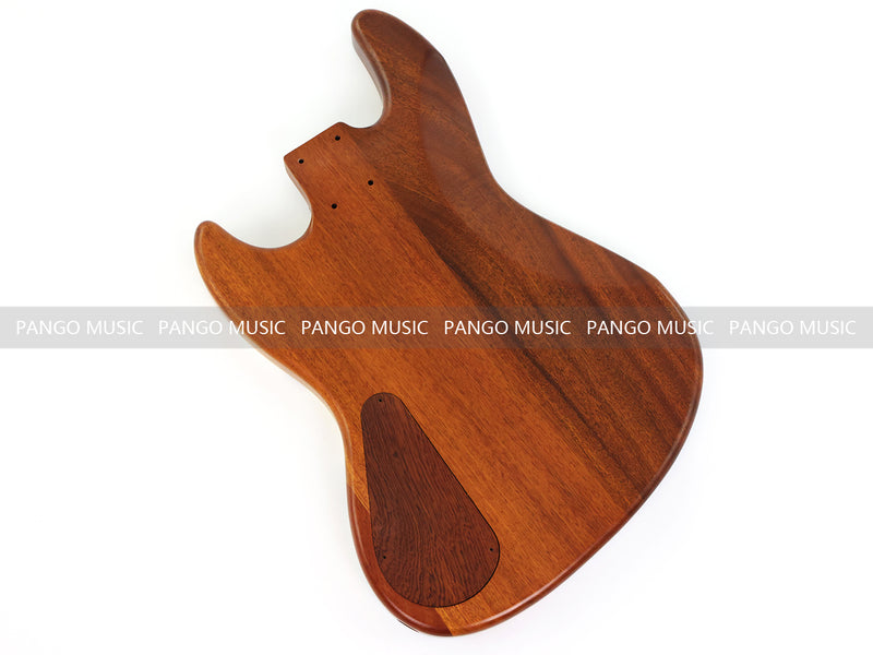 One-of-a-Kind Burl Wood Veneer Epoxy Resin Jazz Bass Style Electric Bass Guitar Body (JBE-003)