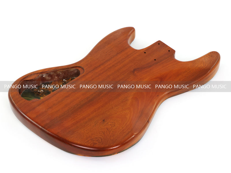 One-of-a-Kind Burl Wood Veneer Epoxy Resin Jazz Bass Style Electric Bass Guitar Body (JBE-010)
