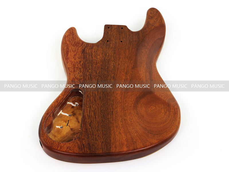 One-of-a-Kind Burl Wood Veneer Epoxy Resin Jazz Bass Style Electric Bass Guitar Body (JBE-012)