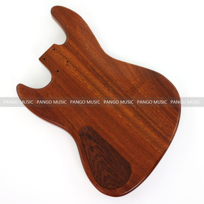 One-of-a-Kind Burl Wood Veneer Epoxy Resin Jazz Bass Style Electric Bass Guitar Body (JBE-014)