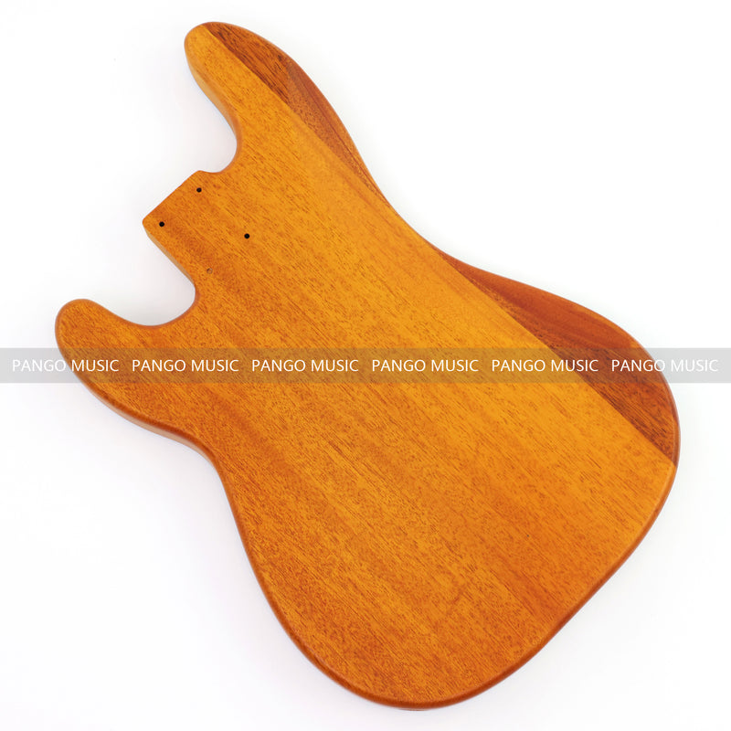 One-of-a-Kind Burl Wood Veneer Epoxy Resin PJ-Style Electric Bass Guitar Body (PJE-001)